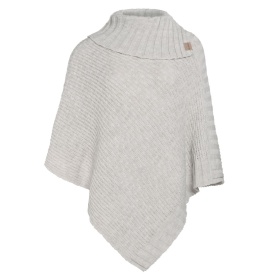 Nicky Knitted Poncho Beige