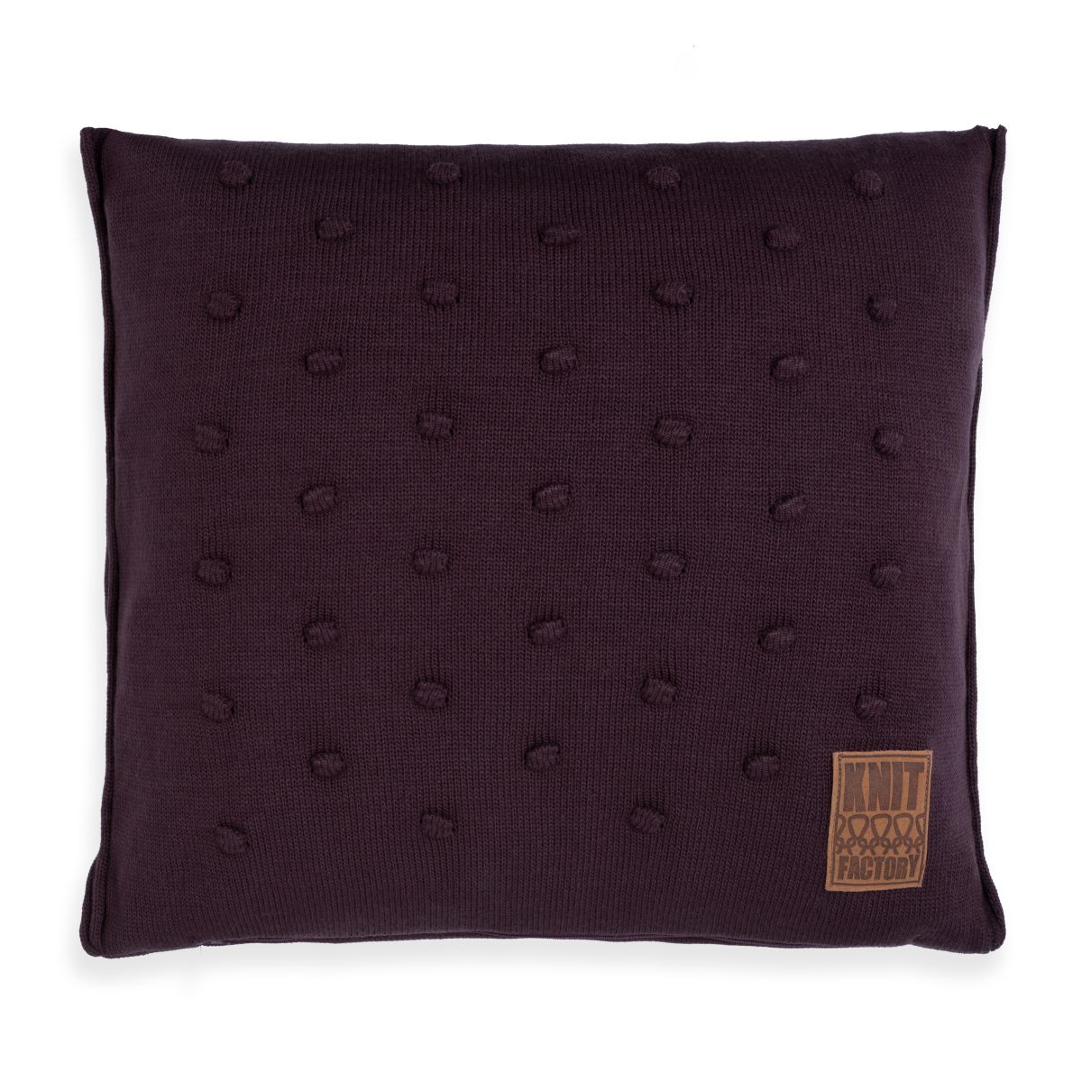 noa cushion aubergine 50x50