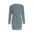 robin knitted cardigan stone green 4042 with side pockets