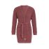 robin knitted cardigan stone red 4042 with side pockets