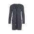 ruby knitted cardigan anthracite 3638 with side pockets