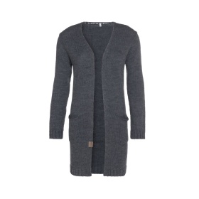 Ruby Knitted Cardigan Anthracite - 40/42 - With side pockets