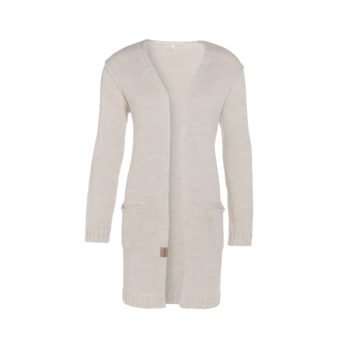 ruby knitted cardigan beige 3638 with side pockets