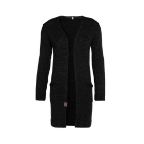 Ruby Knitted Cardigan Black - 36/38 - With side pockets