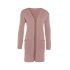 ruby knitted cardigan old pink 4042 with side pockets