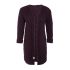 sally knitted cardigan aubergine 3638