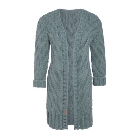 Sally Knitted Cardigan Stone Green - 40/42