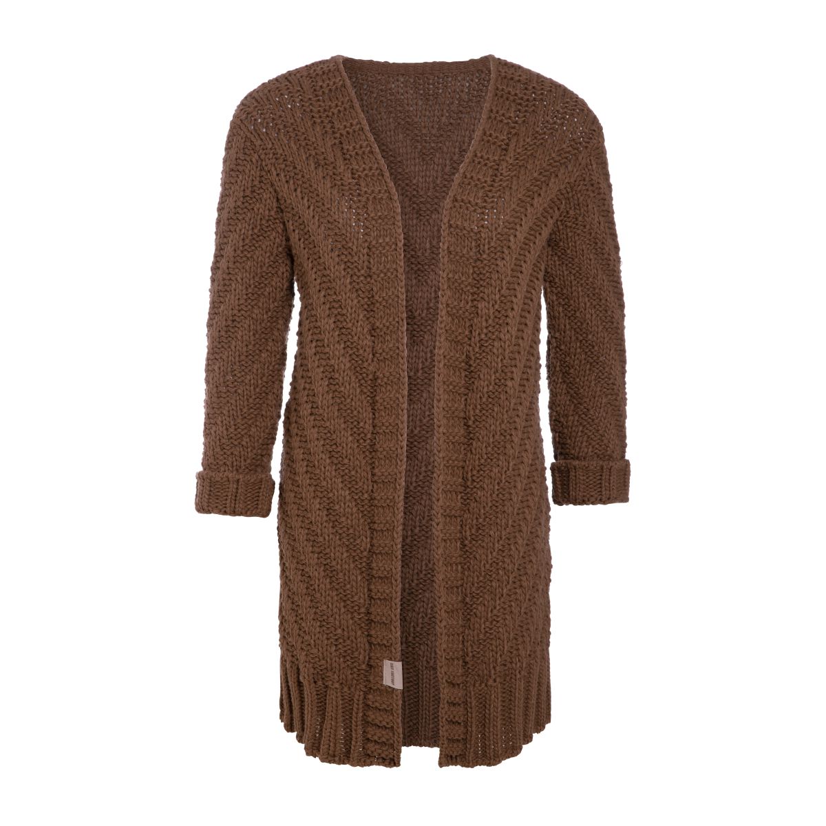 sally knitted cardigan tobacco 3638