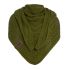 sally triangle scarf moss green